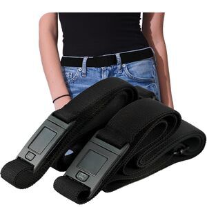 2617 Easily Adjustable Elastic Flat Buckle No Show Belts For Women –